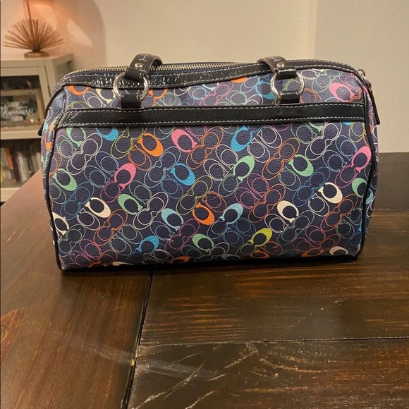 Coach Chelsea Stripe Satchel - Picture 3 of 9